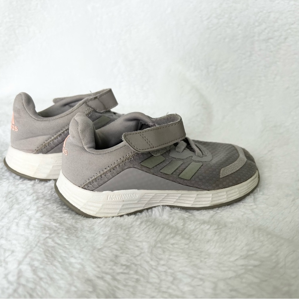 Adidas Duramo Toddler Girls Shoes - Size 9 - Color Grey - Picture 1 of 16